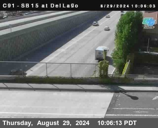 SB 15 at Del Lago bridge