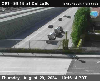 SB 15 at Del Lago bridge