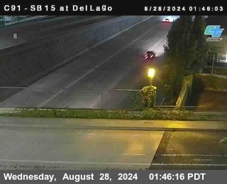 SB 15 at Del Lago bridge