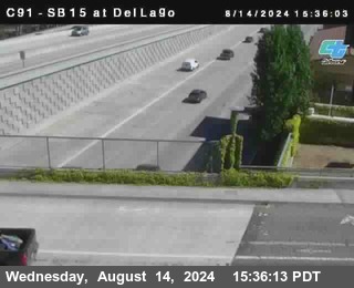 SB 15 at Del Lago bridge