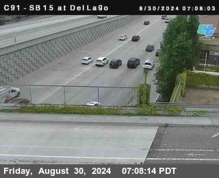 SB 15 at Del Lago bridge