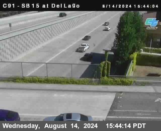 SB 15 at Del Lago bridge