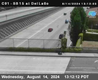 SB 15 at Del Lago bridge