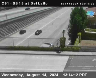 SB 15 at Del Lago bridge