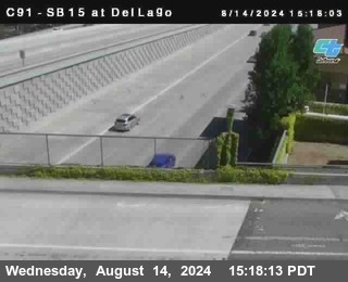 SB 15 at Del Lago bridge