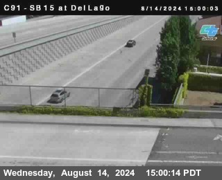 SB 15 at Del Lago bridge