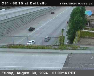 SB 15 at Del Lago bridge