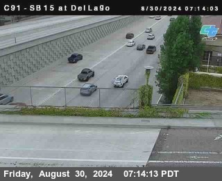 SB 15 at Del Lago bridge