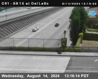 SB 15 at Del Lago bridge