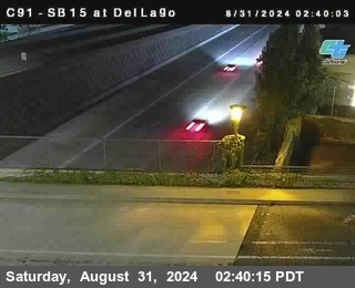 SB 15 at Del Lago bridge