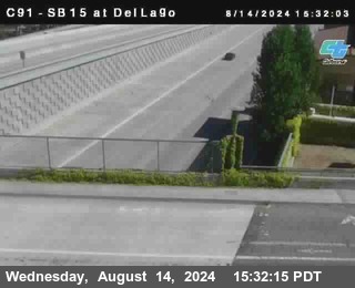 SB 15 at Del Lago bridge