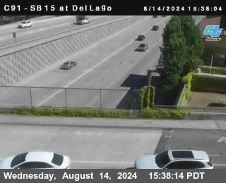 SB 15 at Del Lago bridge