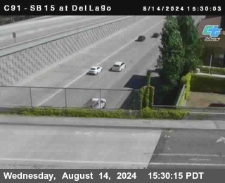 SB 15 at Del Lago bridge