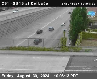 SB 15 at Del Lago bridge