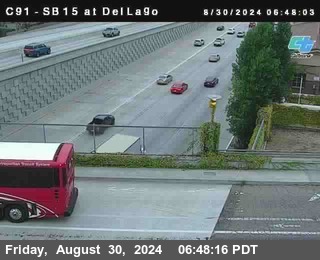 SB 15 at Del Lago bridge