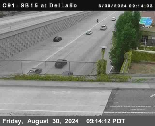 SB 15 at Del Lago bridge