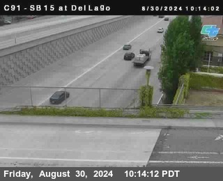 SB 15 at Del Lago bridge