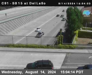 SB 15 at Del Lago bridge