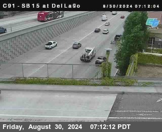 SB 15 at Del Lago bridge