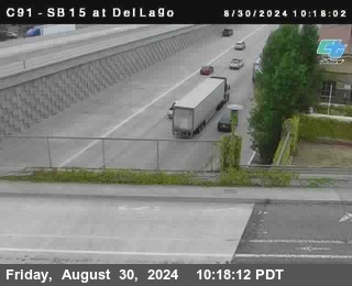 SB 15 at Del Lago bridge