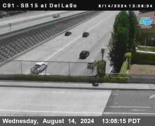 SB 15 at Del Lago bridge