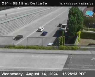 SB 15 at Del Lago bridge