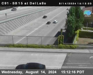 SB 15 at Del Lago bridge