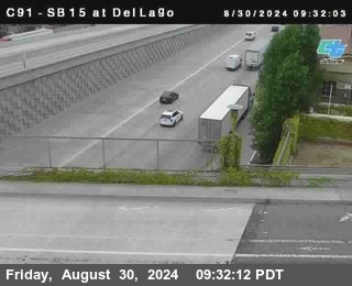 SB 15 at Del Lago bridge