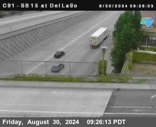 SB 15 at Del Lago bridge