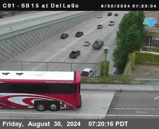 SB 15 at Del Lago bridge