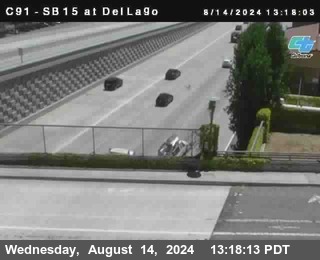 SB 15 at Del Lago bridge