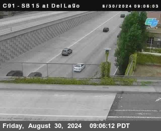 SB 15 at Del Lago bridge