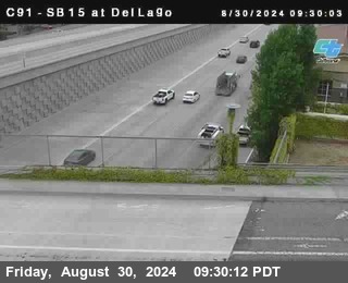 SB 15 at Del Lago bridge