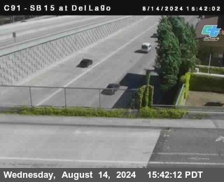 SB 15 at Del Lago bridge