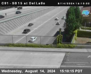 SB 15 at Del Lago bridge