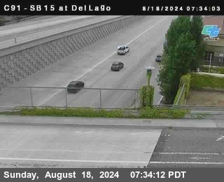 SB 15 at Del Lago bridge