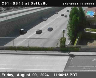 SB 15 at Del Lago bridge