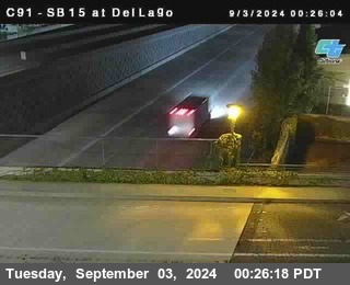 SB 15 at Del Lago bridge