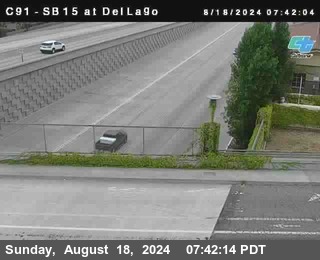 SB 15 at Del Lago bridge