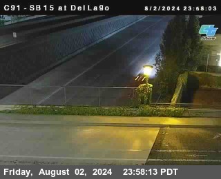 SB 15 at Del Lago bridge