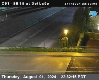 SB 15 at Del Lago bridge