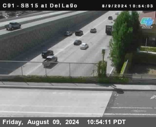 SB 15 at Del Lago bridge