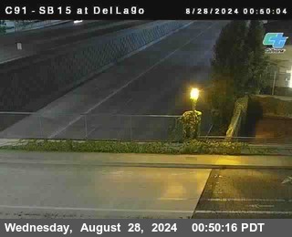 SB 15 at Del Lago bridge