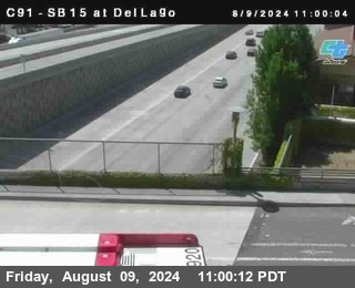 SB 15 at Del Lago bridge