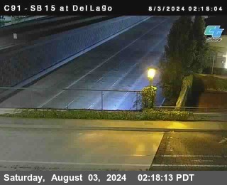 SB 15 at Del Lago bridge