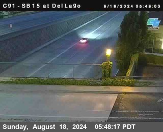 SB 15 at Del Lago bridge