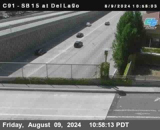 SB 15 at Del Lago bridge