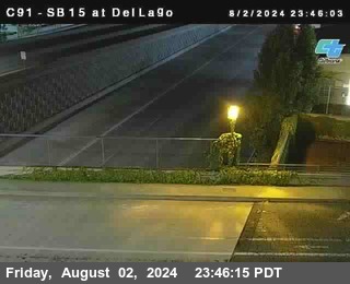 SB 15 at Del Lago bridge