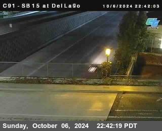 SB 15 at Del Lago bridge