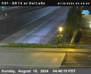 SB 15 at Del Lago bridge